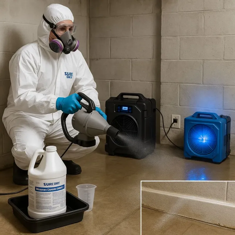 Sanitization and Odor Removal process in New Vienna, OH