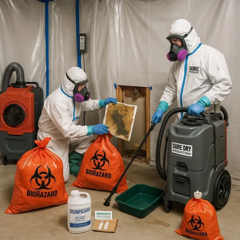 Contaminated Water Handling Protocols process in New Vienna, OH