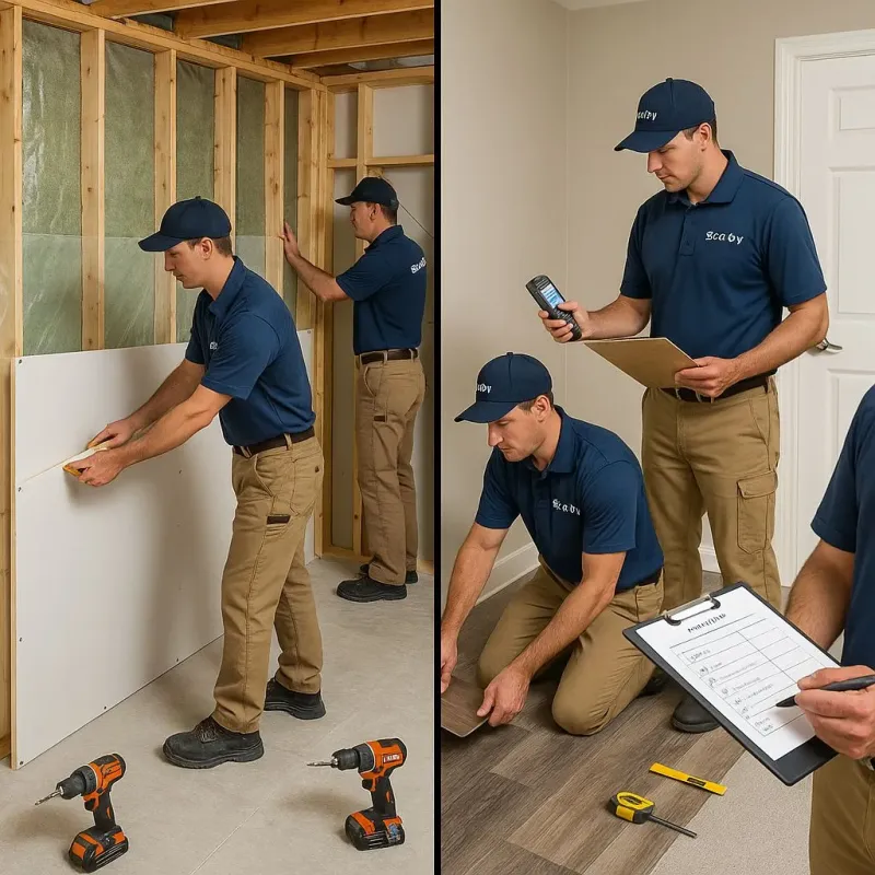 Repairs and Reconstruction process in New Vienna, OH