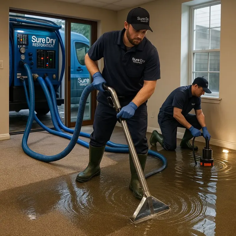 Water Extraction and Removal process in New Vienna, OH